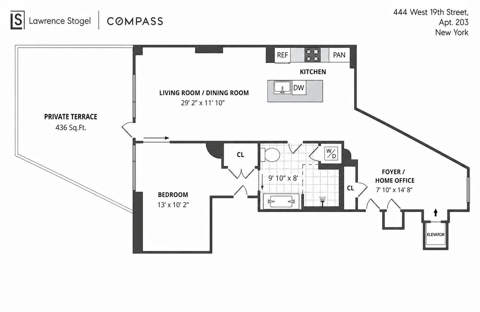 444 West 19th Street, Unit 203 Manhattan, NY 10011 - Photo 8 of 8