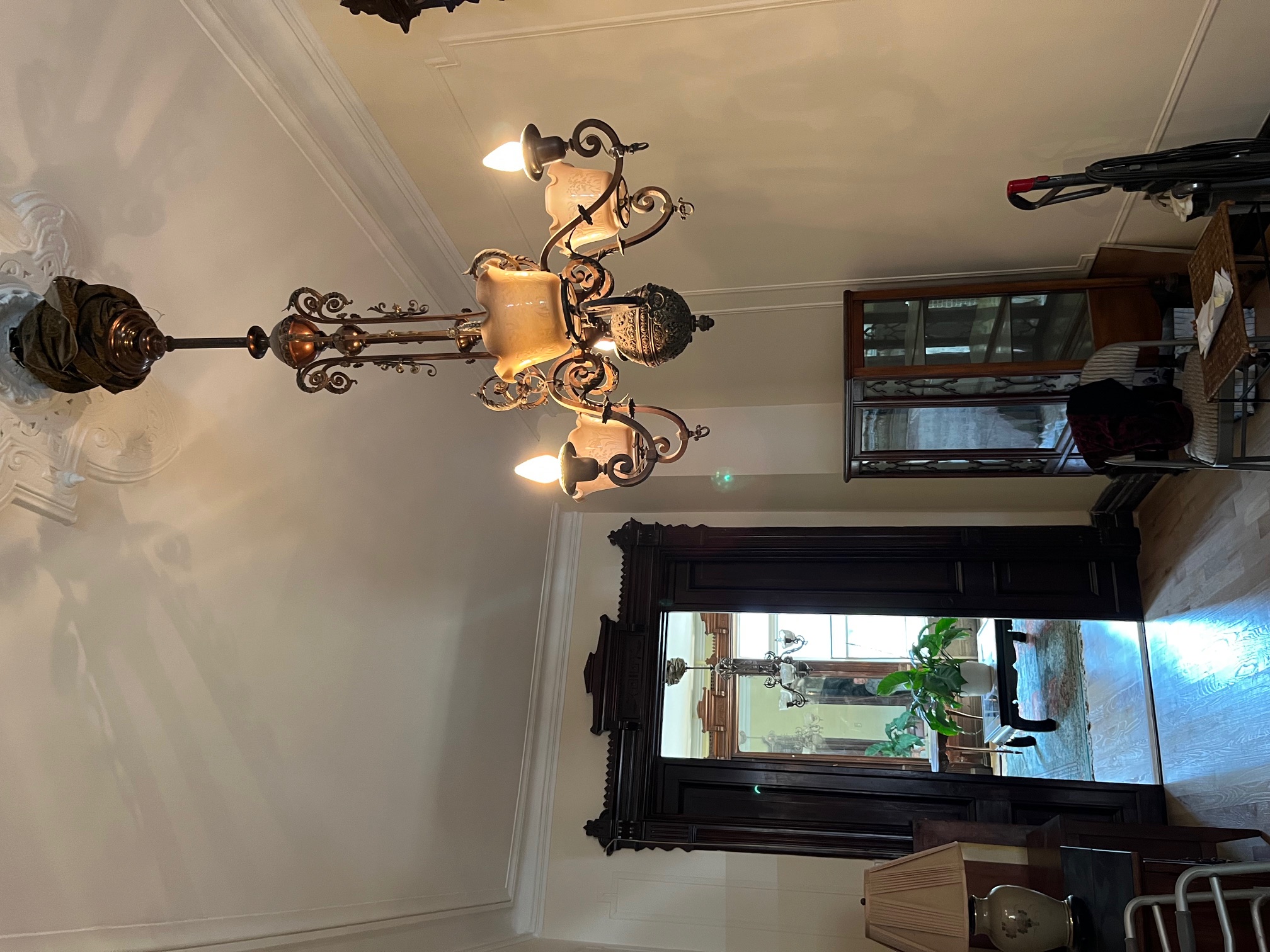 106 West 131st Street Manhattan, NY 10027 - Photo 14 of 16 a view of a livingroom with a chandelier