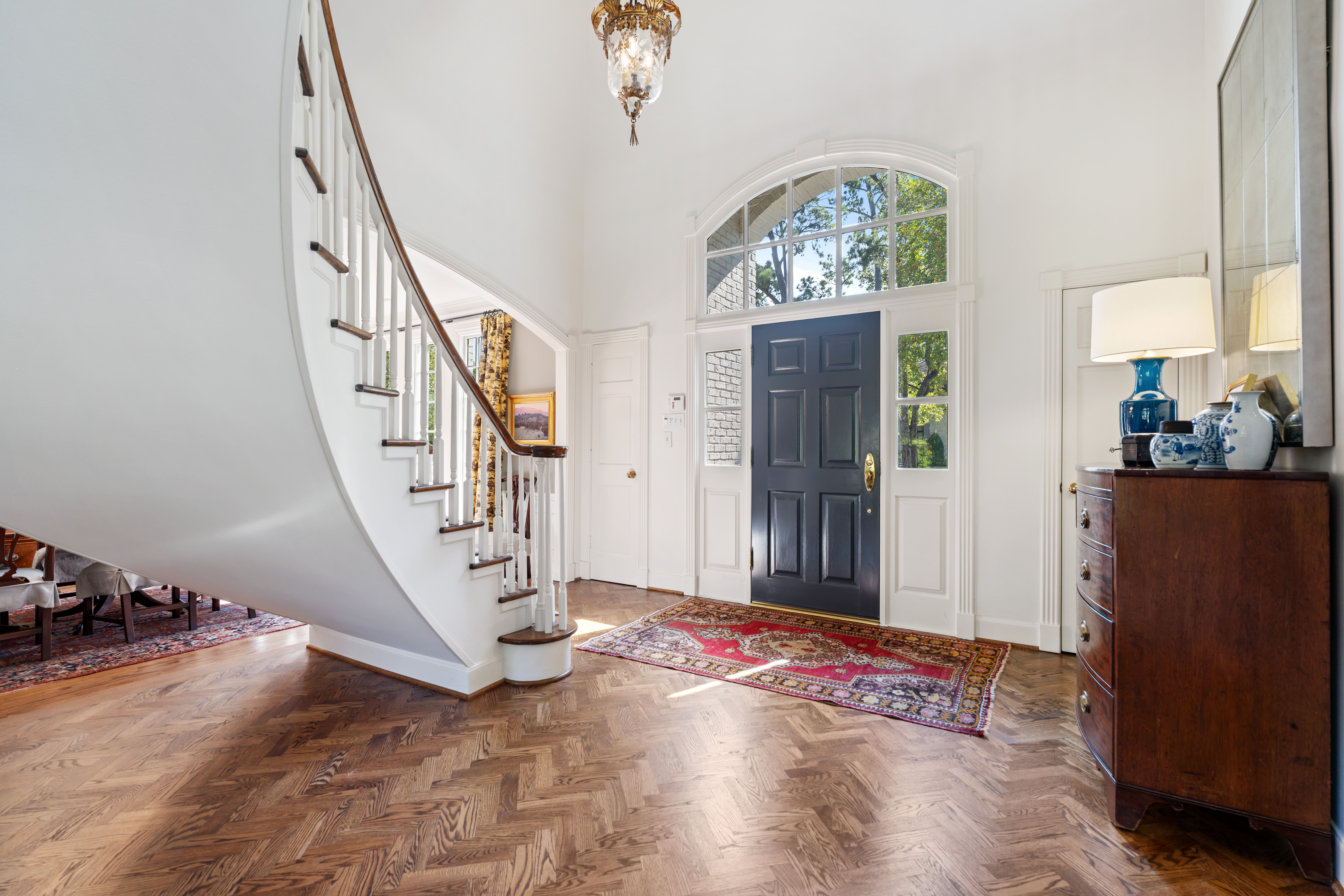 711 Pifer Road Houston, TX 77024 - Photo 9 of 53 a view of entryway with wooden floor