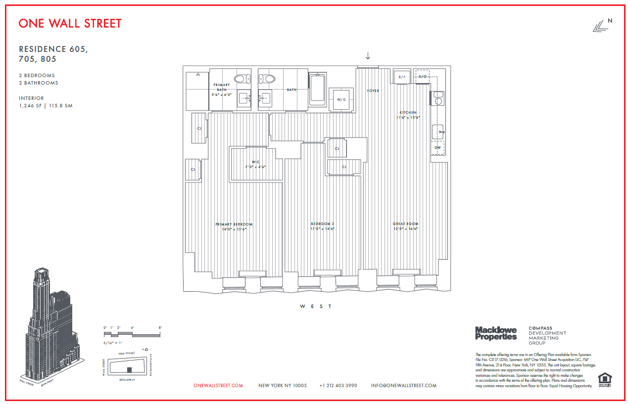 1 Wall Street, Unit 705 Manhattan, NY 10005 - Photo 14 of 14