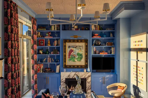 a living room view with furniture and a flat screen tv