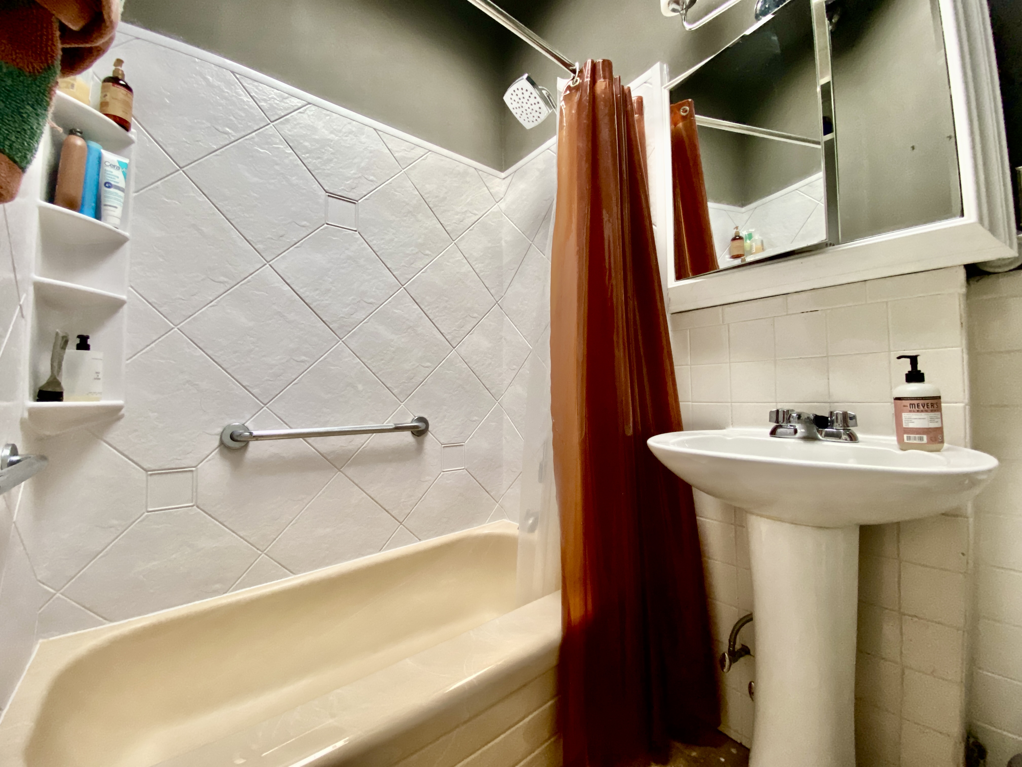 441 MacDonough Street, Unit 3 Brooklyn, NY 11233 - Photo 6 of 6 a bathroom with a sink and mirror