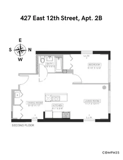 $1,175,000 | 427 East 12th Street, Unit 2B | East Village