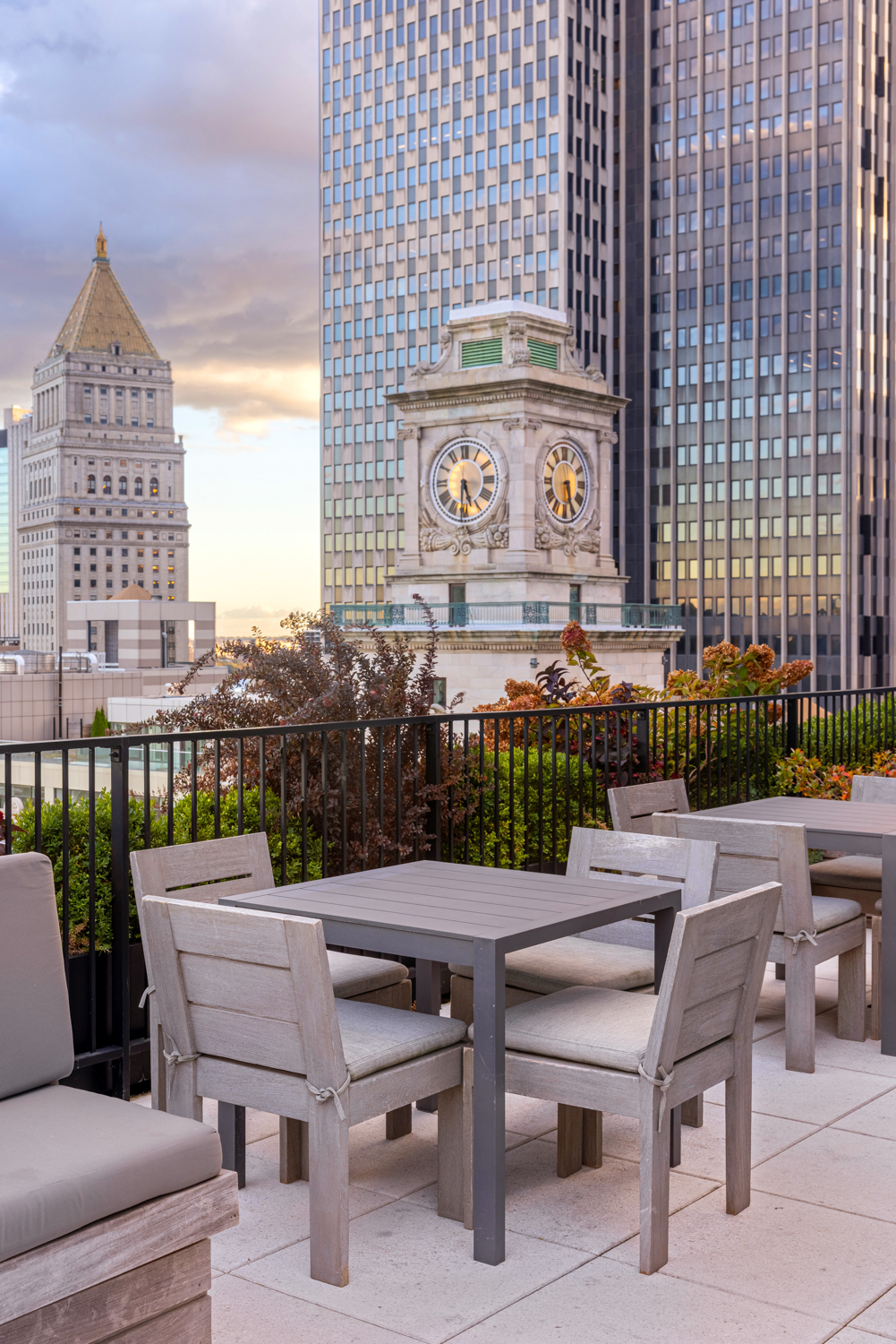 91 Leonard Street, Unit 4A Manhattan, NY 10013 - Photo 19 of 22 a view of a chairs and table in the patio