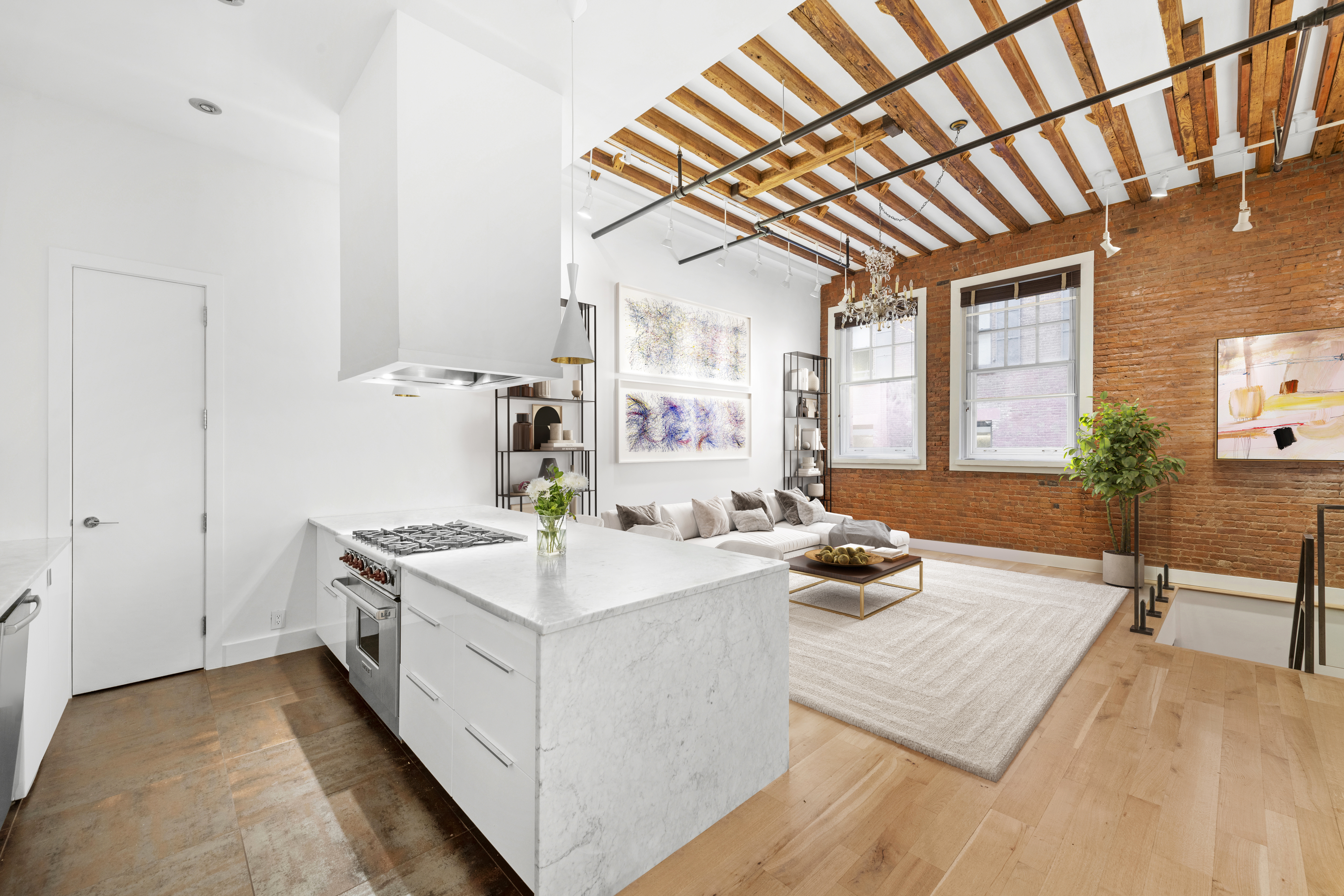 60 Collister Street, Unit 1B Manhattan, NY 10013 - Photo 4 of 20 a very nice looking room with a large bed