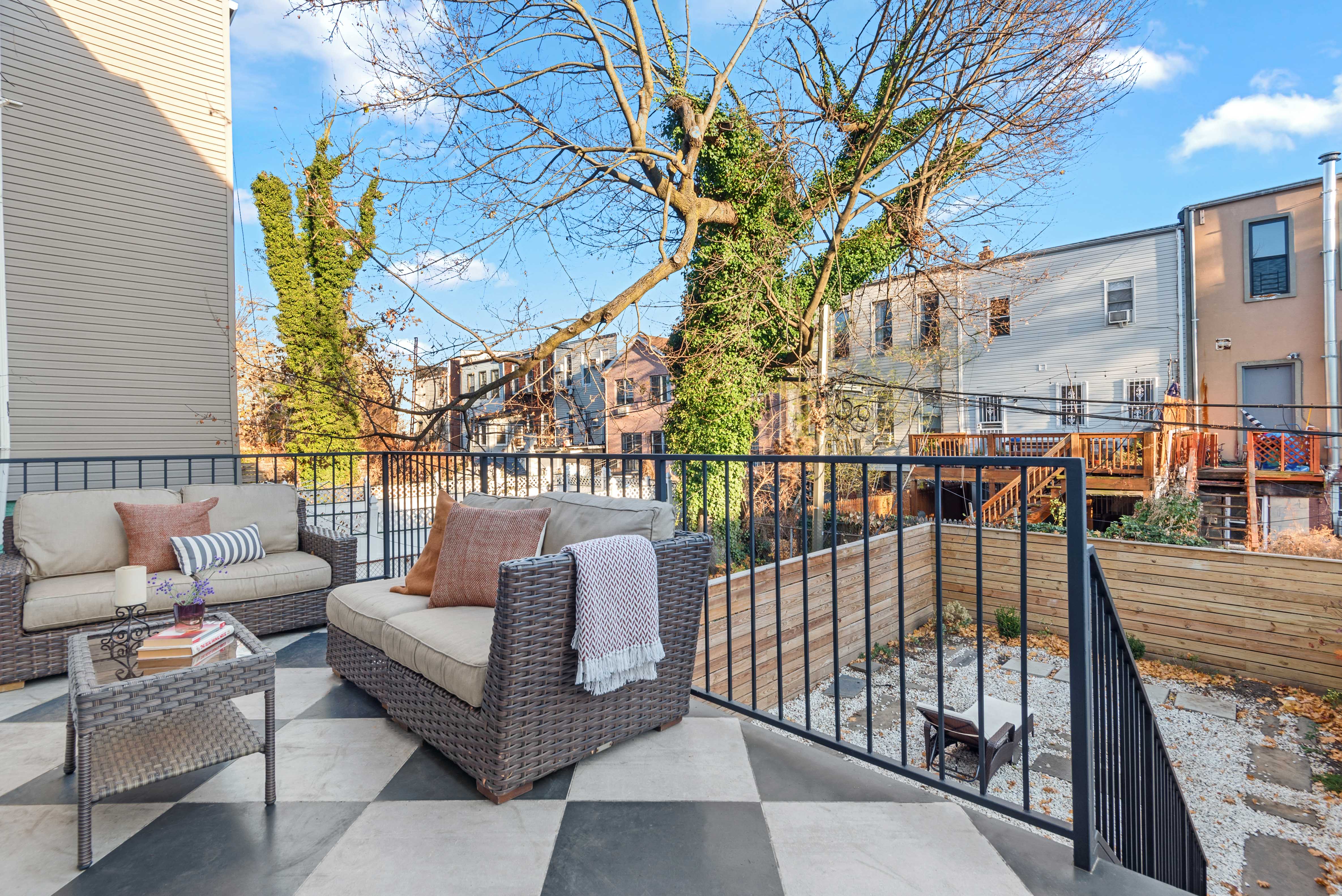 30 Weirfield Street Brooklyn, NY 11221 - Photo 20 of 29 a view of a balcony with couch