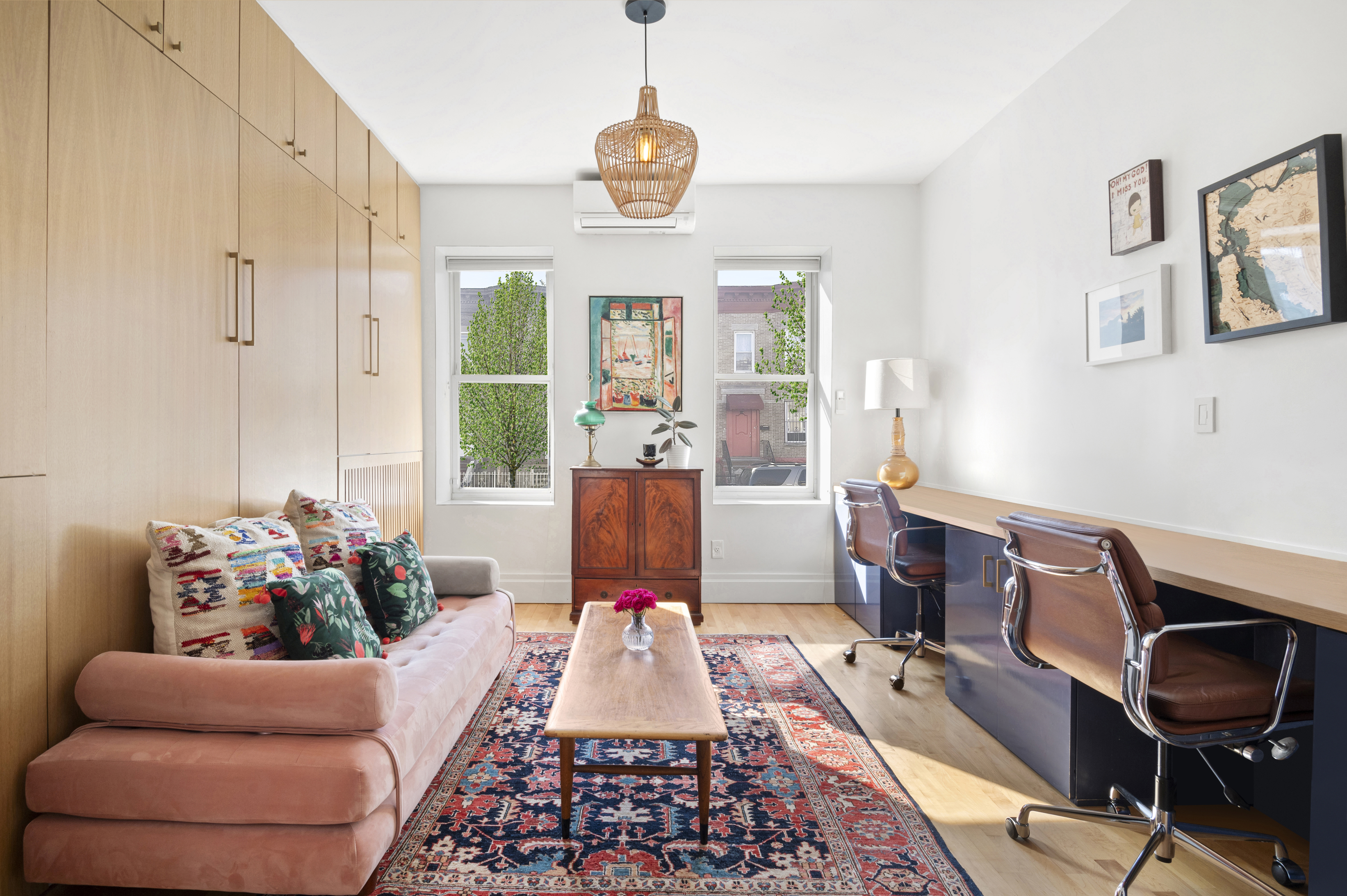 185 East 31st Street Brooklyn, NY 11226 - Photo 5 of 23 a living room with furniture and a chandelier