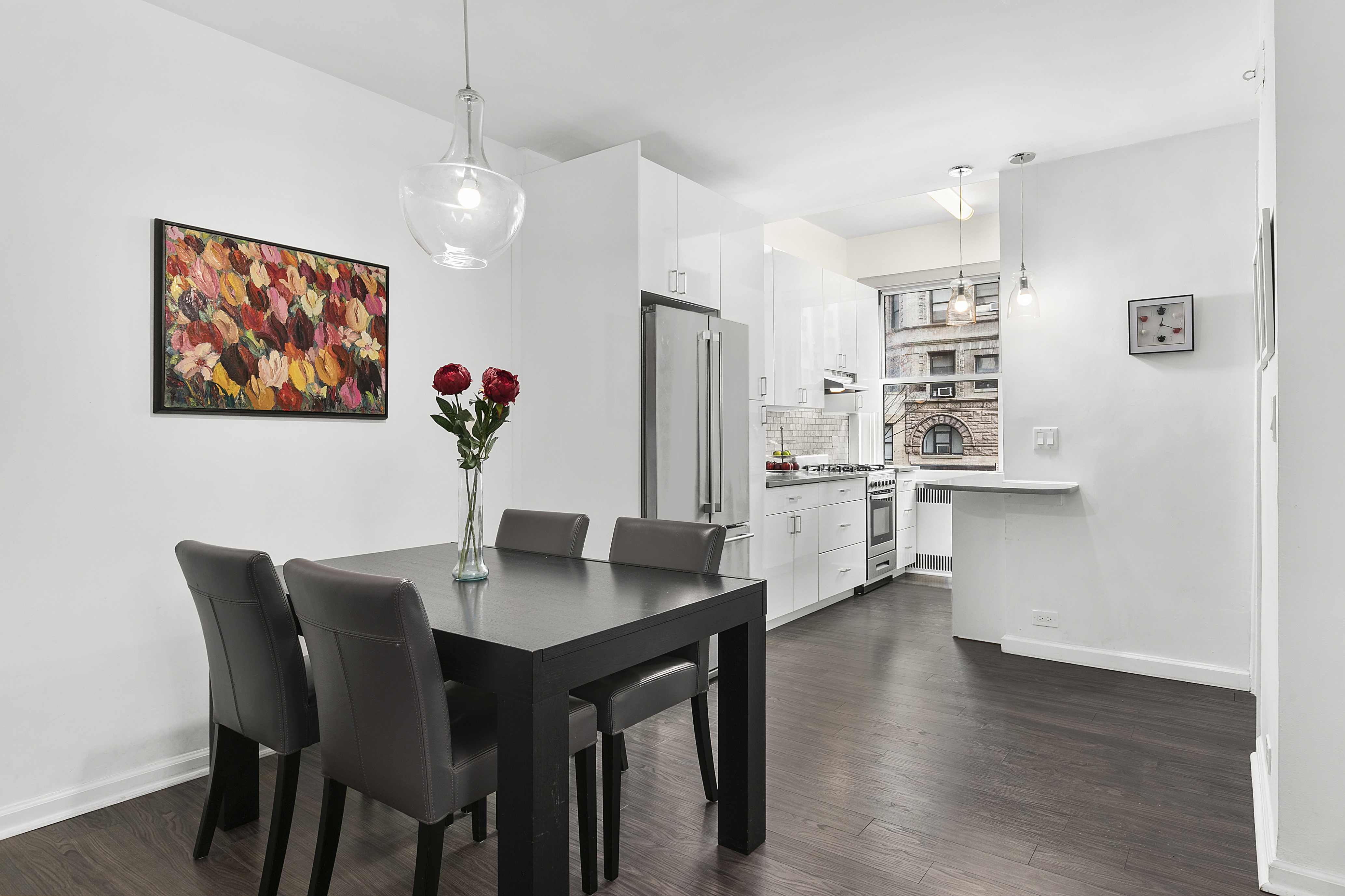 263 West End Avenue, Unit 2C Manhattan, NY 10023 - Photo 2 of 13 a view of a dining room with furniture and wooden floor