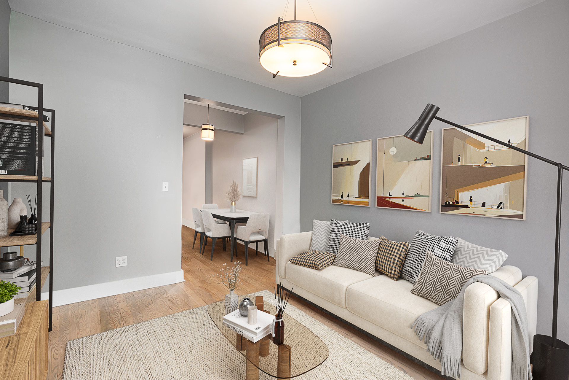 35 Clarkson Avenue, Unit 2B Brooklyn, NY 11226 - Photo 2 of 8 a living room with furniture and wooden floor