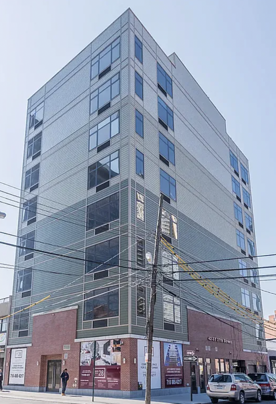 42-37 27th Street, Unit 8C Queens, NY 11101 - Photo 9 of 11 front view of a building