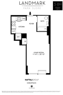 $2,861 | 267 6th Street, Unit 3H | Park Slope