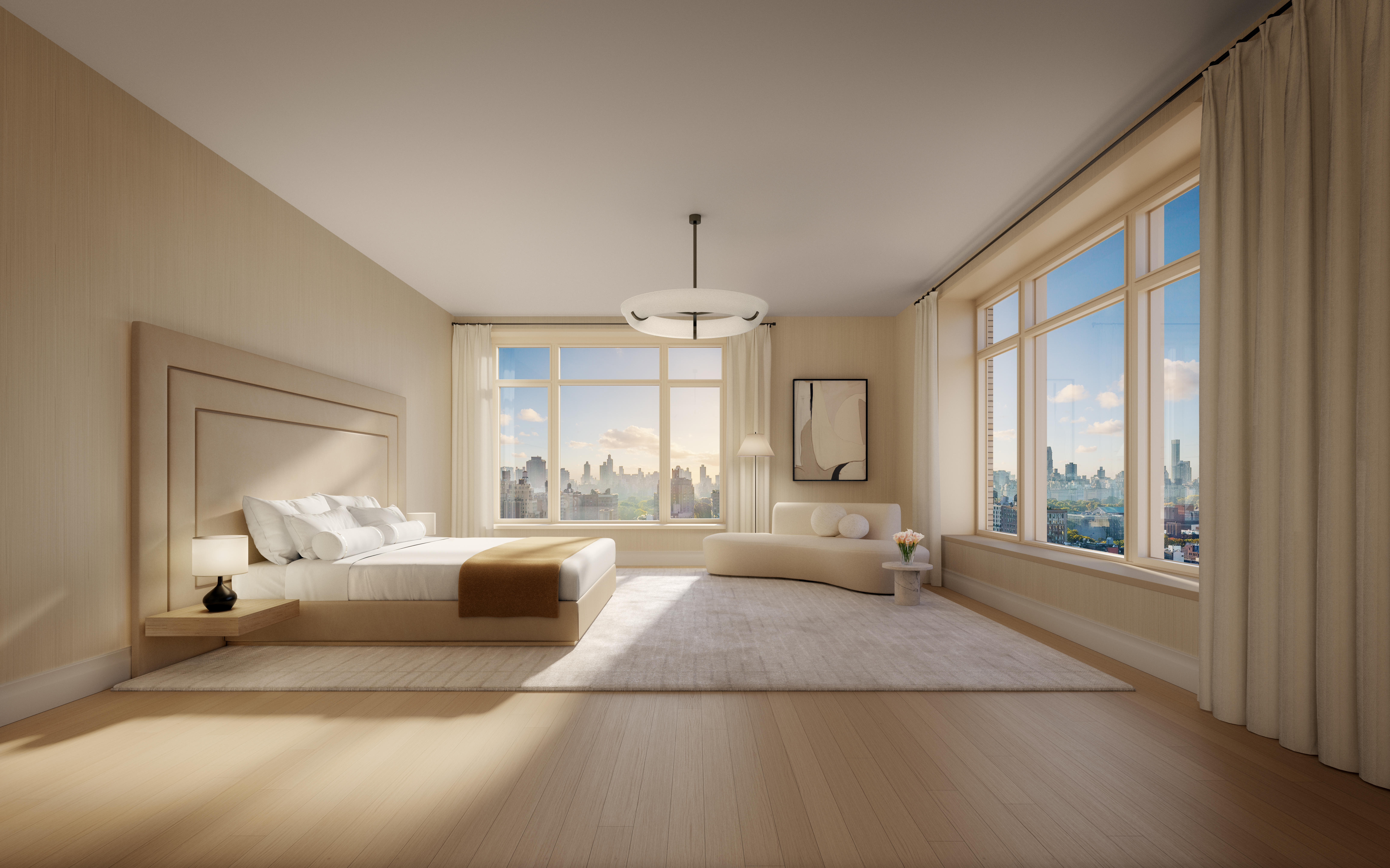 211 West 84th Street, Unit 8F Manhattan, NY 10024 - Photo 9 of 28 a living room with furniture and a large window