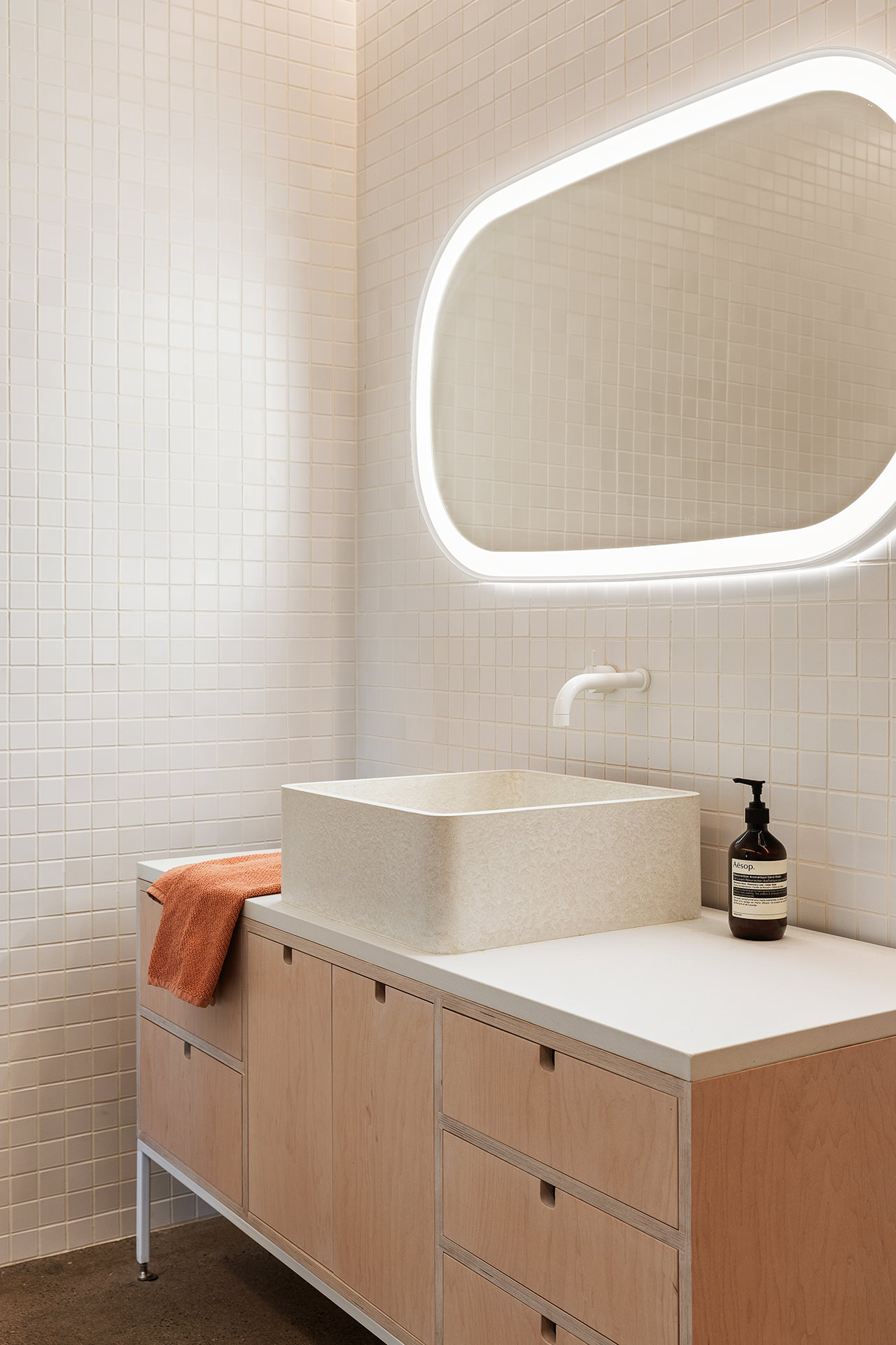 66 Washington Avenue, Unit 2 Brooklyn, NY 11205 - Photo 7 of 12 a bathroom with a sink and a mirror