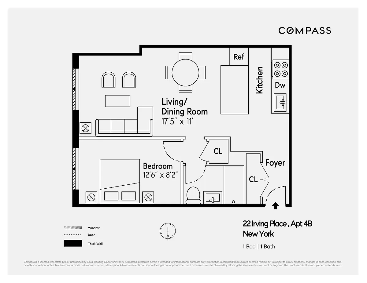$4,800 | 22 Irving Place, Unit 4B | Gramercy