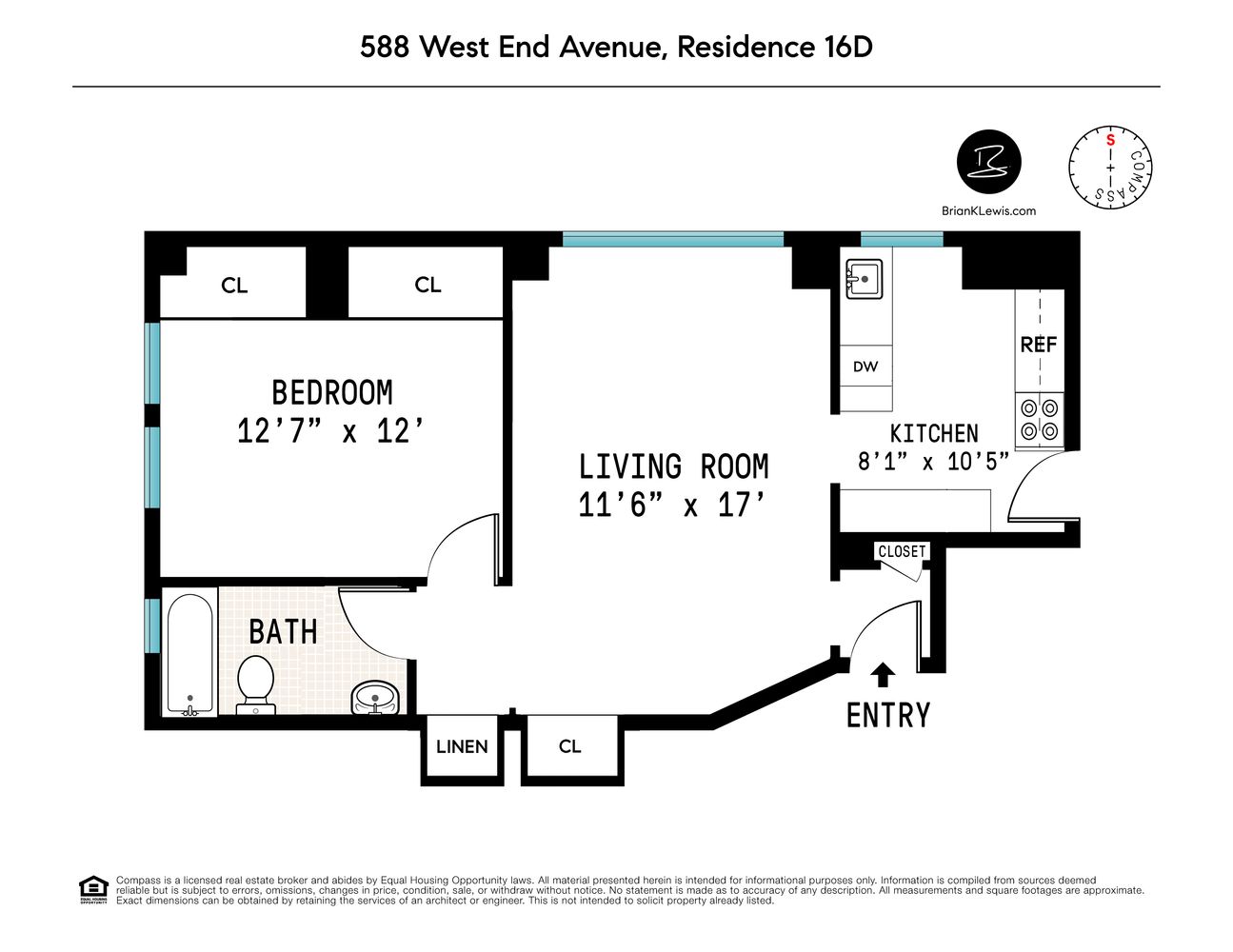 588 West End Avenue, Unit 16D Manhattan, NY 10024 - Photo 12 of 12