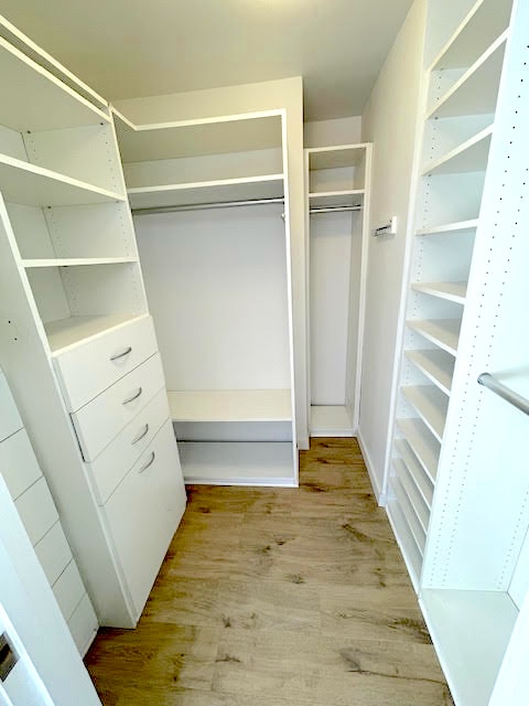 79 West 12th Street, Unit 6BC Manhattan, NY 10011 - Photo 11 of 15 a view of walk in closet with empty racks