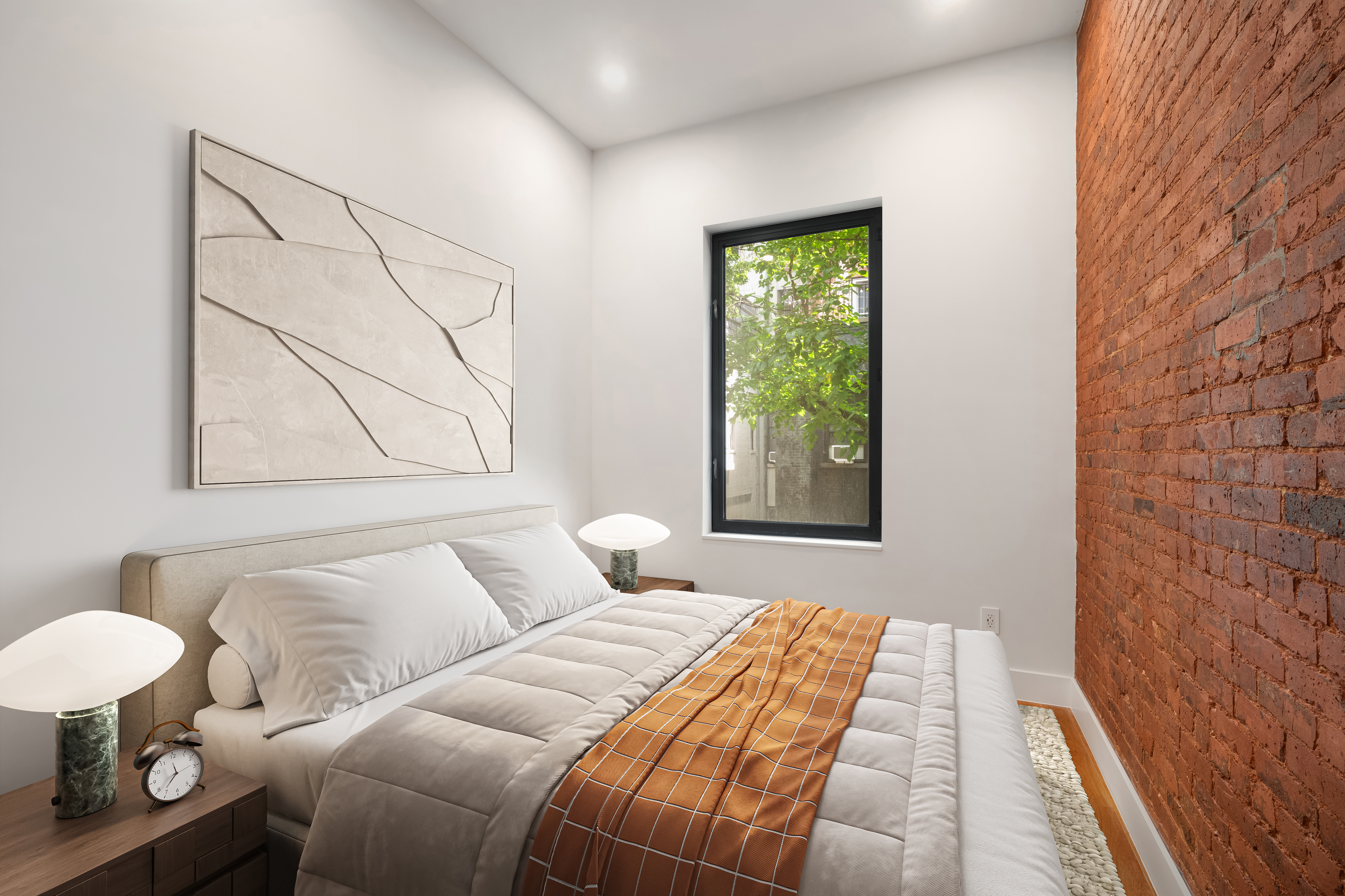 61 West 70th Street, Unit 2B Manhattan, NY 10023 - Photo 4 of 7 a bedroom with a bed and a window