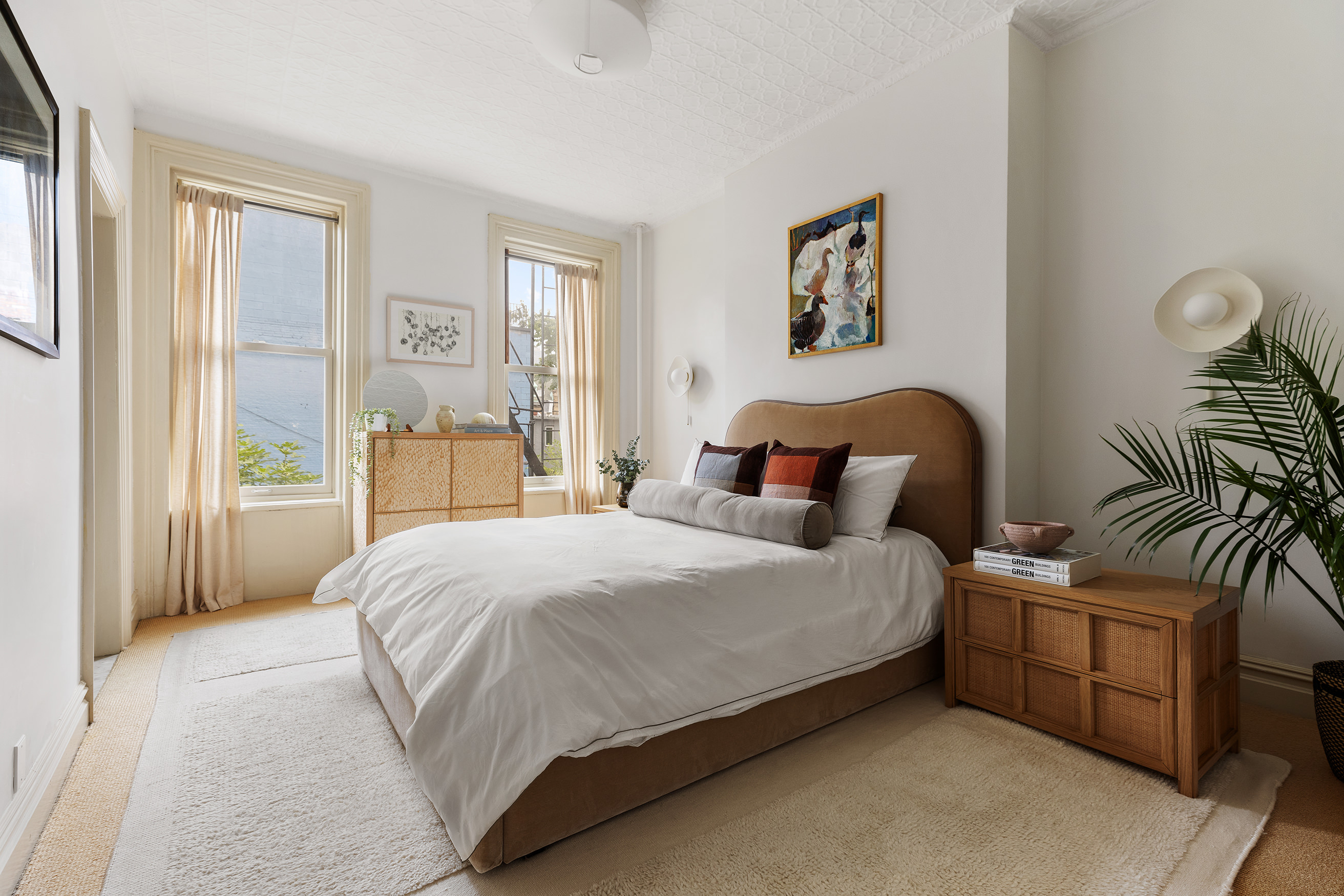 417 Union Street Brooklyn, NY 11231 - Photo 10 of 29 a bedroom with double bed and a window