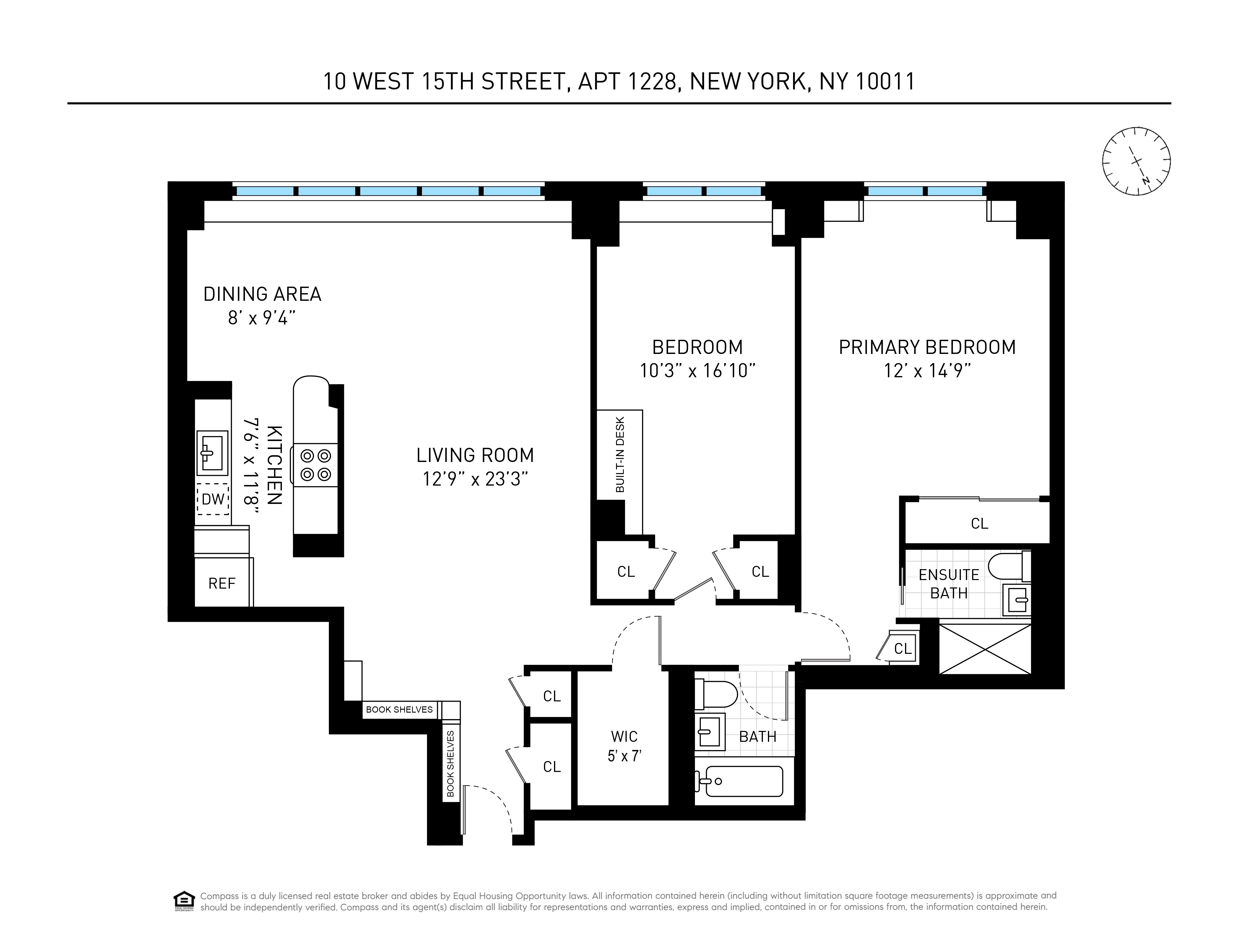 10 West 15th Street 1228 Flatiron District New York NY 10011