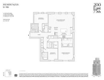 $5,350,000 | 200 East 75th Street, Unit 9B | Lenox Hill