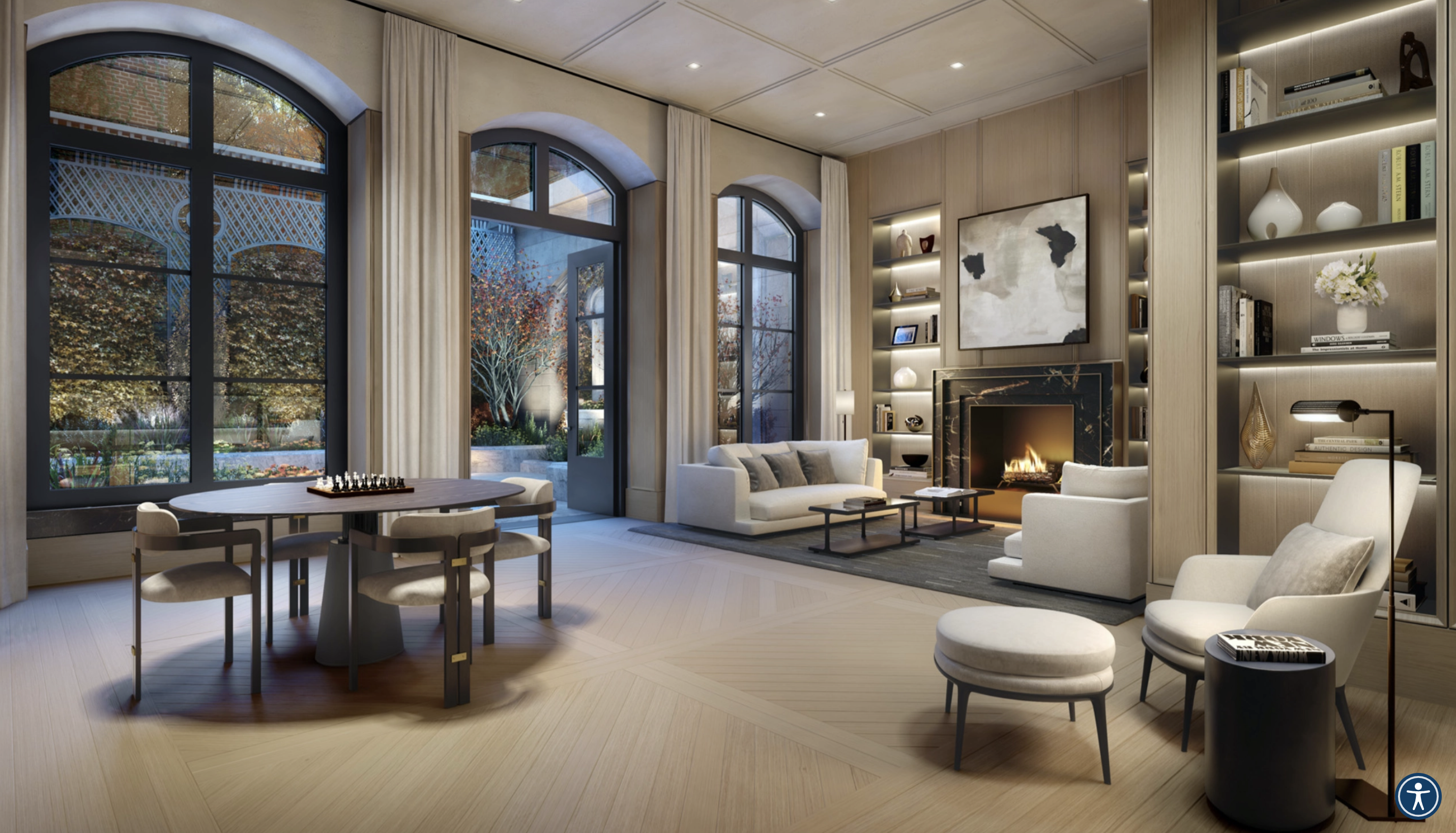 200 East 83rd Street, Unit 5D Manhattan, NY 10028 - Photo 20 of 29 a living room with furniture and a large window