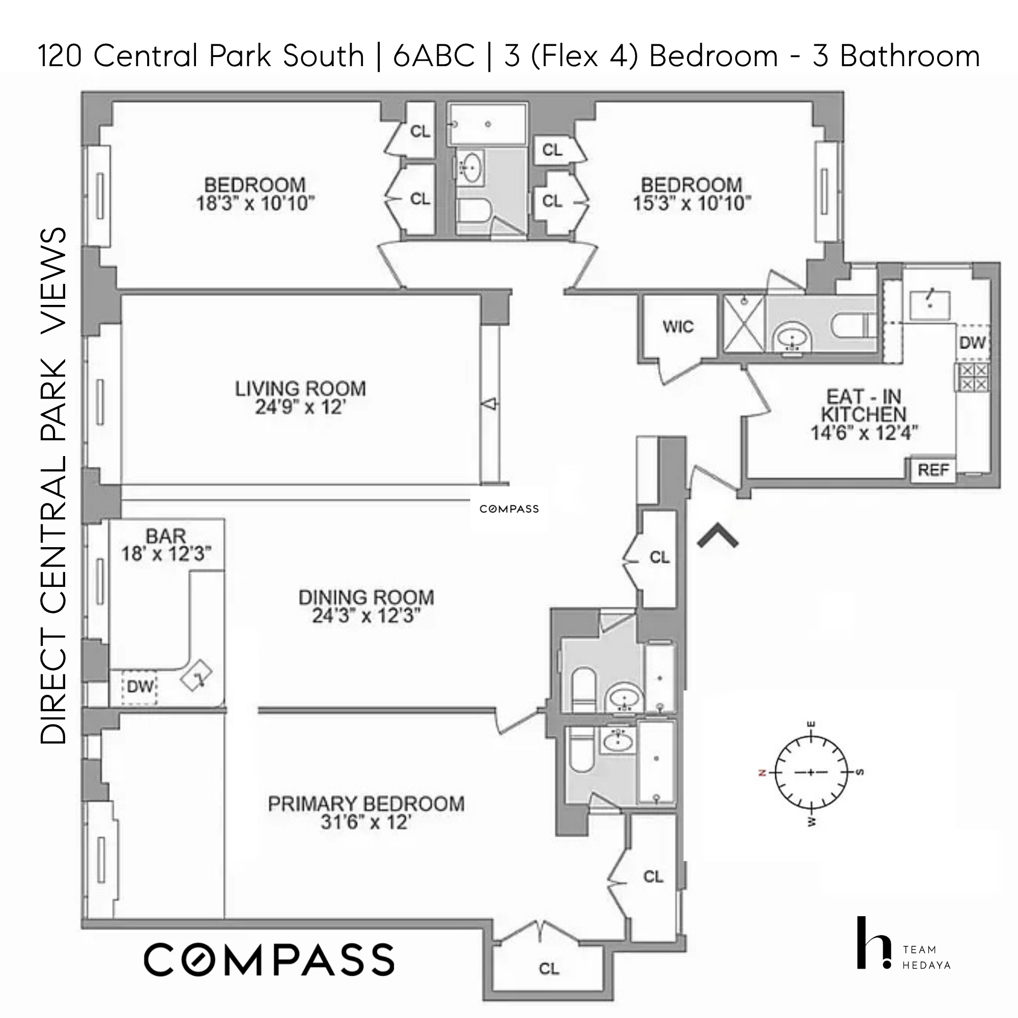 120 Central Park South, Unit 6ABC Manhattan, NY 10019 - Photo 17 of 17