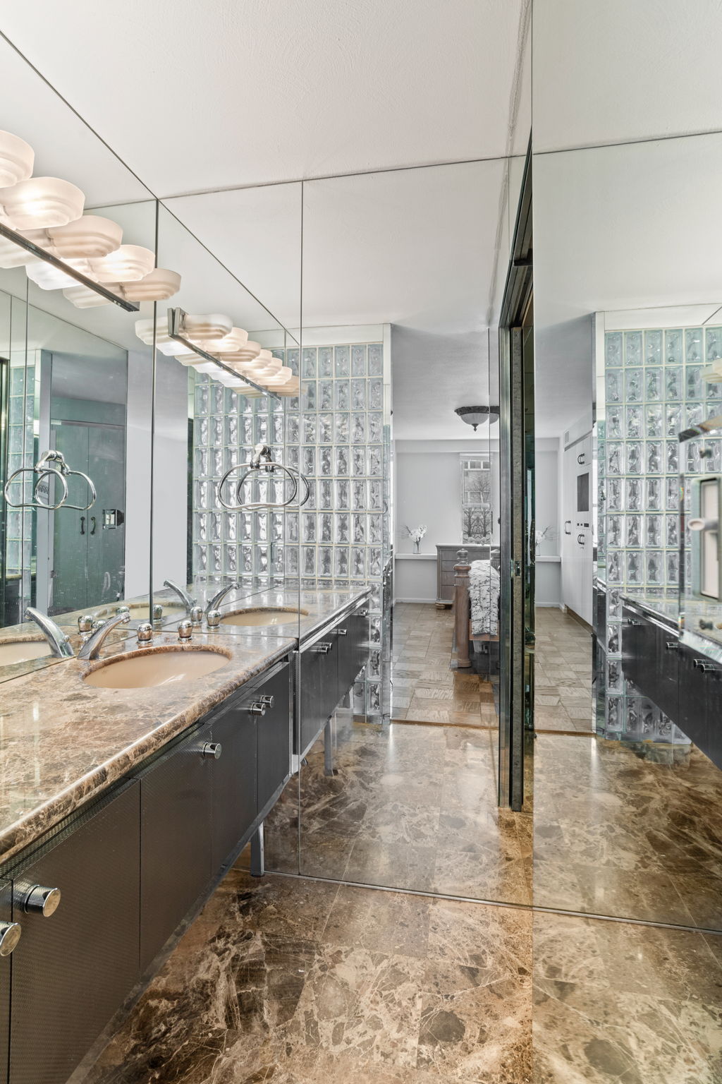 363 East 76th Street, Unit 2F Manhattan, NY 10075 - Photo 11 of 21 a large bathroom with a tub and shower