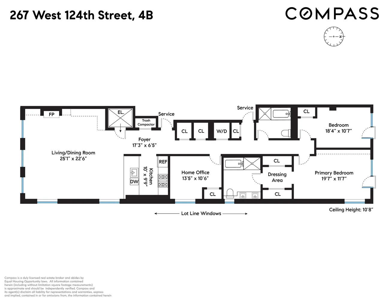 $1,695,000 | 267 West 124th Street, Unit 4B | Harlem
