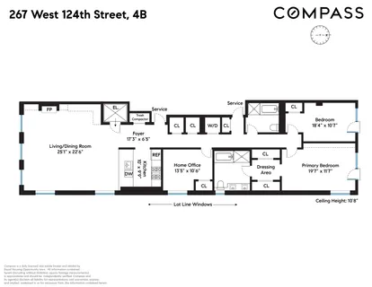 $1,695,000 | 267 West 124th Street, Unit 4B | Harlem