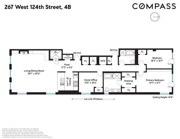 $1,595,000 | 267 West 124th Street, Unit 4B | Harlem