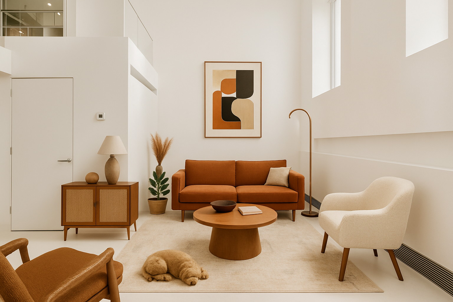468 West 23rd Street, Unit 1A Manhattan, NY 10011 - Photo 1 of 11 a living room with furniture and a window