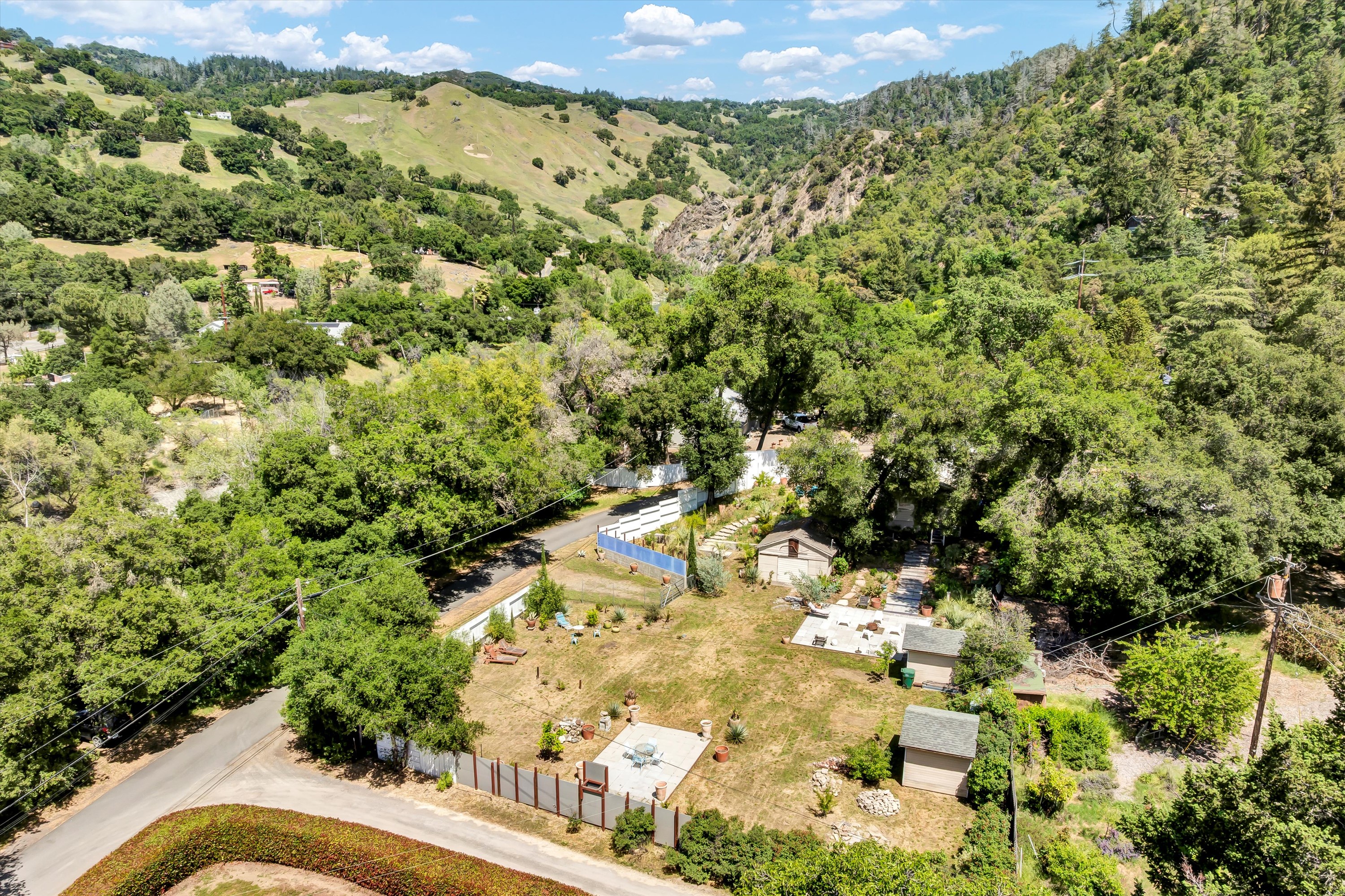 1325 Wilson Road Cloverdale, CA 95425 - Photo 17 of 29 a view of a garden with a building