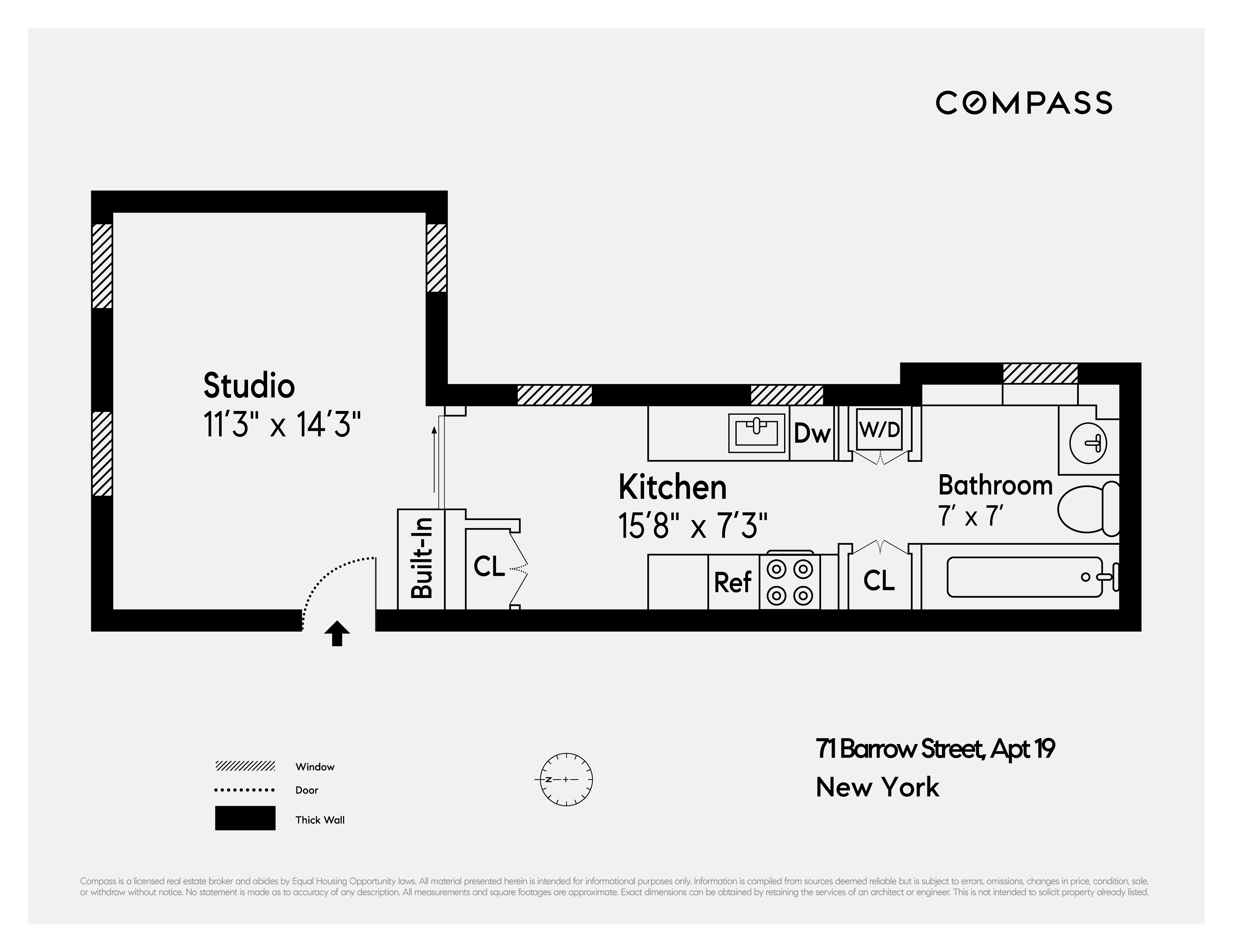 71 Barrow Street, Unit 19 Manhattan, NY 10014 - Photo 9 of 9 a picture of a park