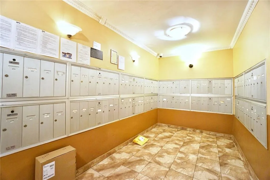 a view of hallway with washer and dryer