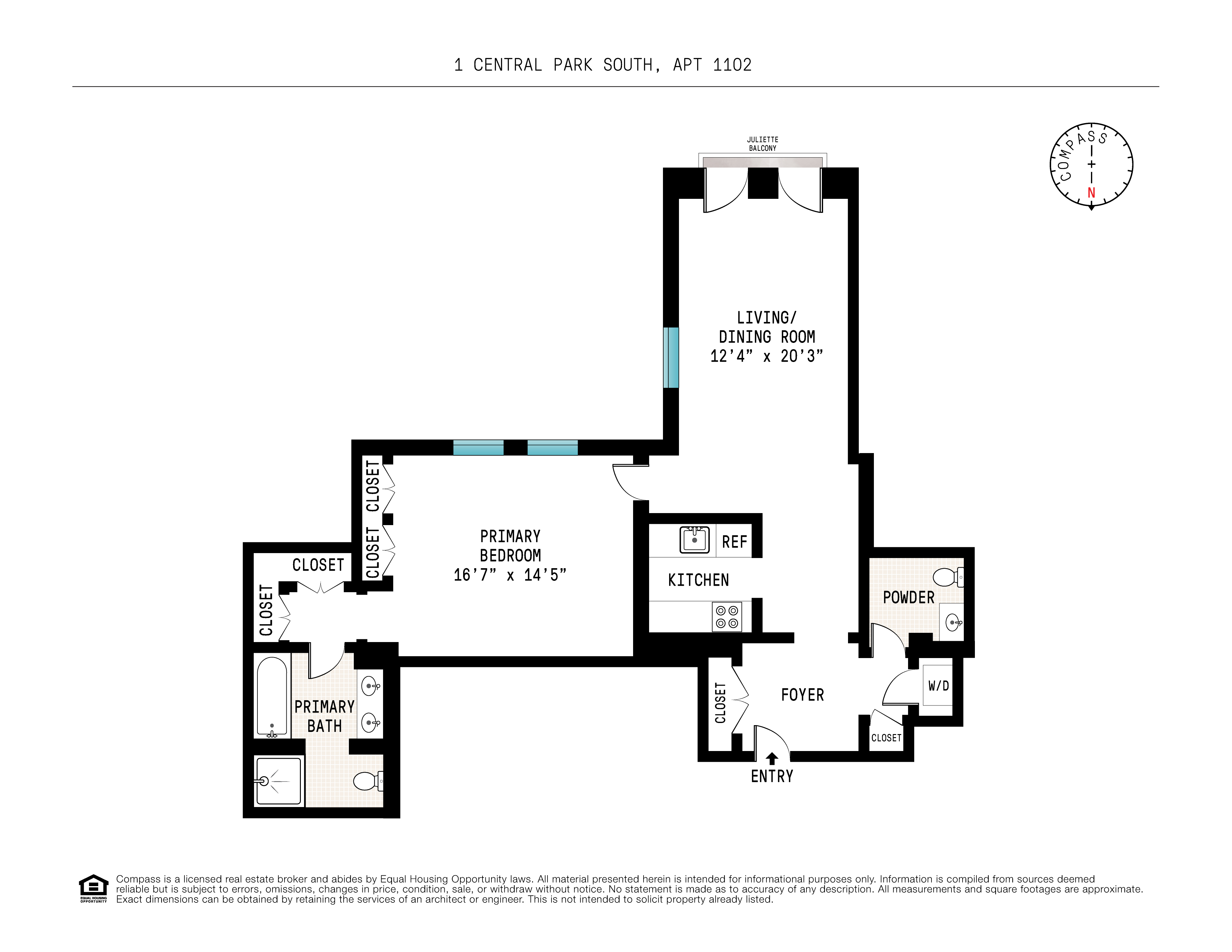 1 Central Park South, Unit 1102 Manhattan, NY 10019 - Photo 13 of 13