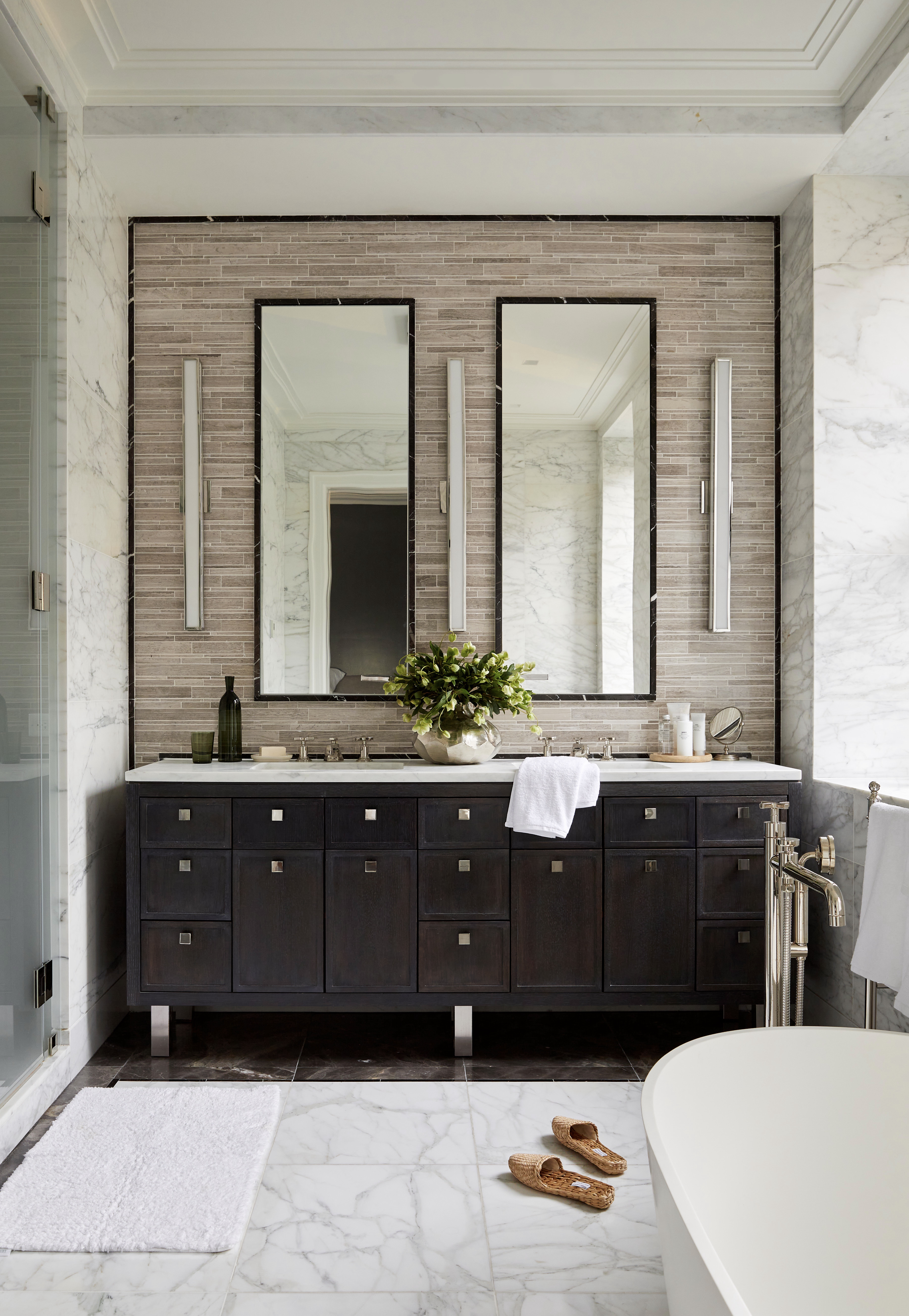 235 West 75th Street, Unit 505 Manhattan, NY 10023 - Photo 19 of 23 a bathroom with a sink vanity and a mirror