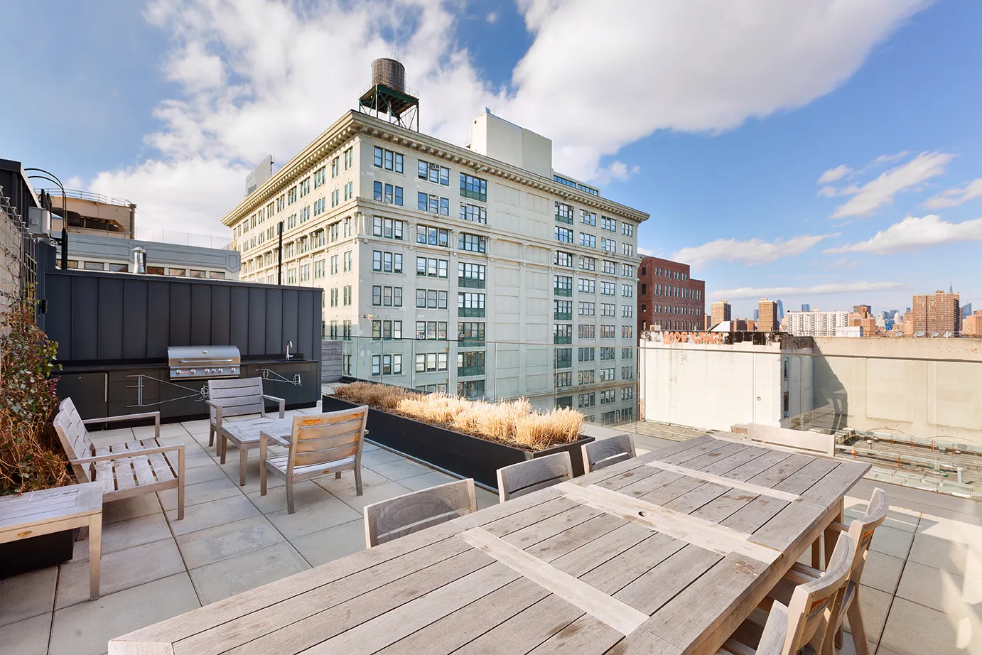 51 Jay Street, Unit 5J Brooklyn, NY 11201 - Photo 18 of 23 a view of a terrace with furniture