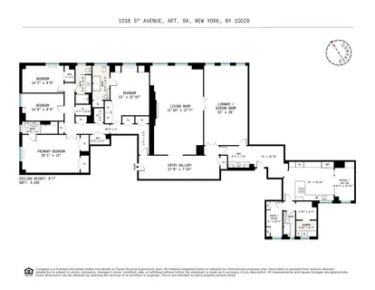 $7,950,000 | 1016 5th Avenue, Unit 9A | Upper East Side