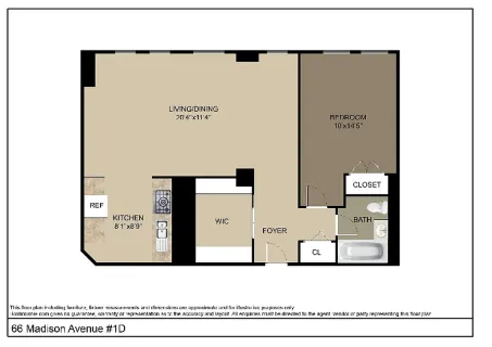 $625,000 | 66 Madison Avenue, Unit 1D | NoMad