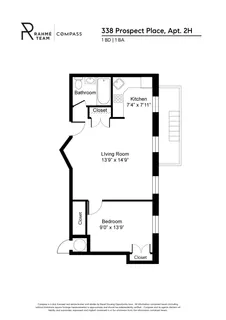 $625,000 | 338 Prospect Place, Unit 2H | Prospect Heights