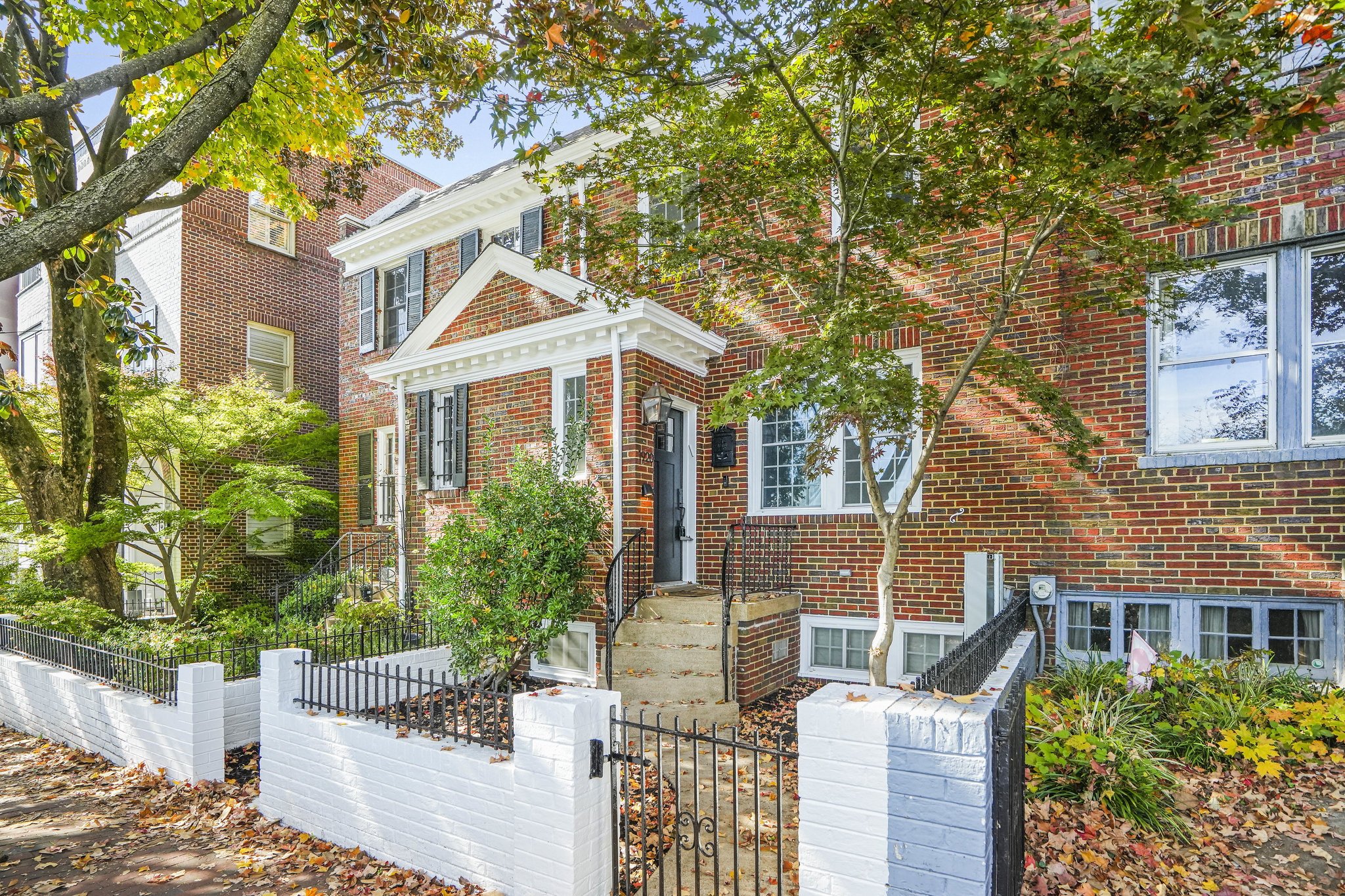 1920 35th Street Northwest Washington, DC 20007 - Photo 53 of 54 a front view of a house with garden