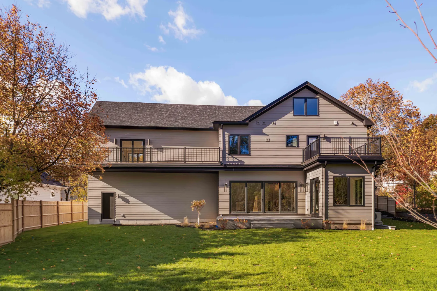 a view of a door of the house