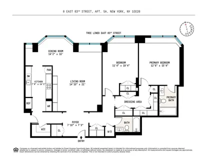 $2,750,000 | 8 East 83rd Street, Unit 5A | Upper East Side