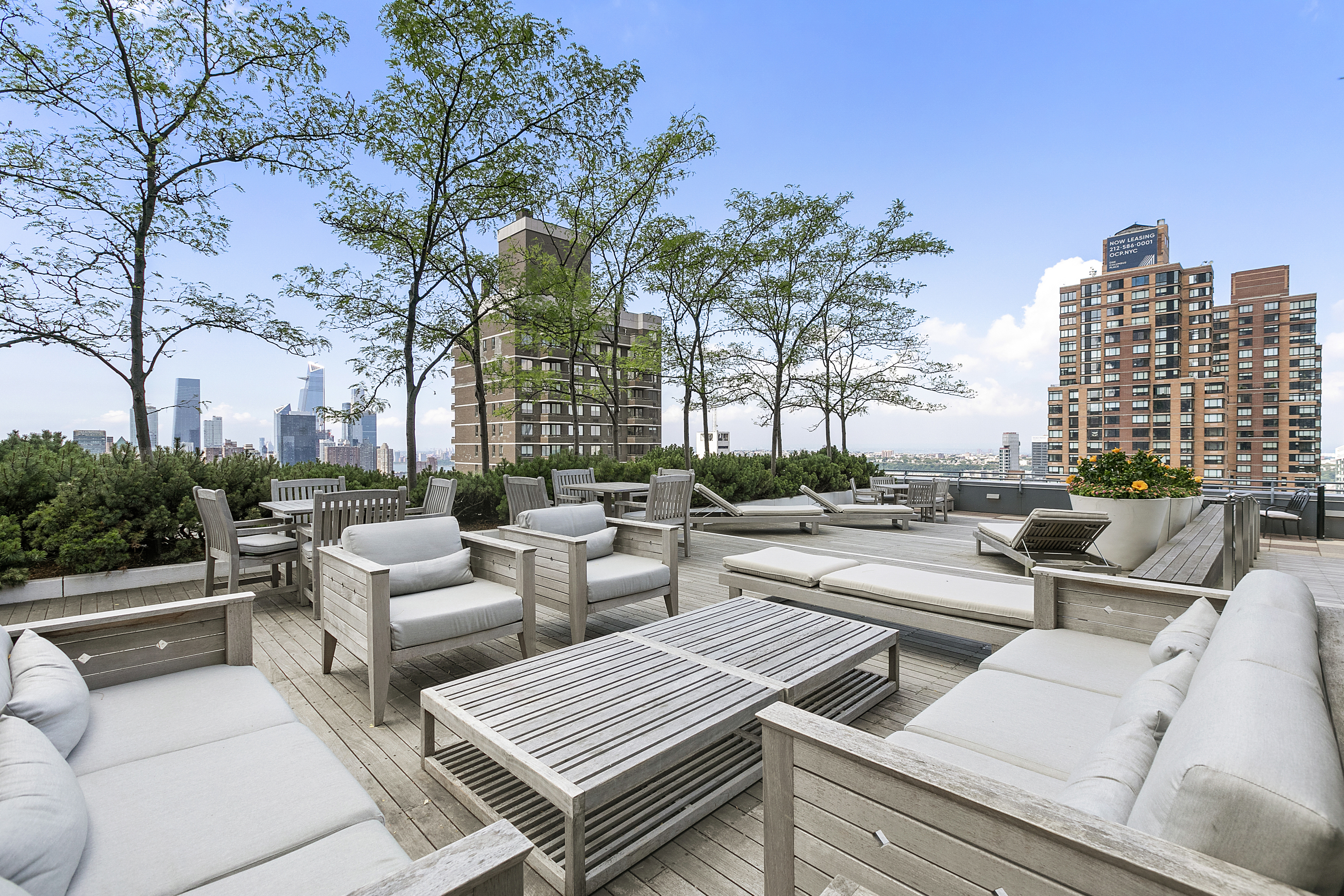 25 Columbus Circle, Unit 65E Manhattan, NY 10019 - Photo 10 of 11 a view of outdoor space with seating