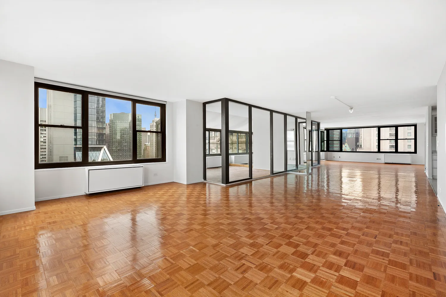 a view of an empty room with window