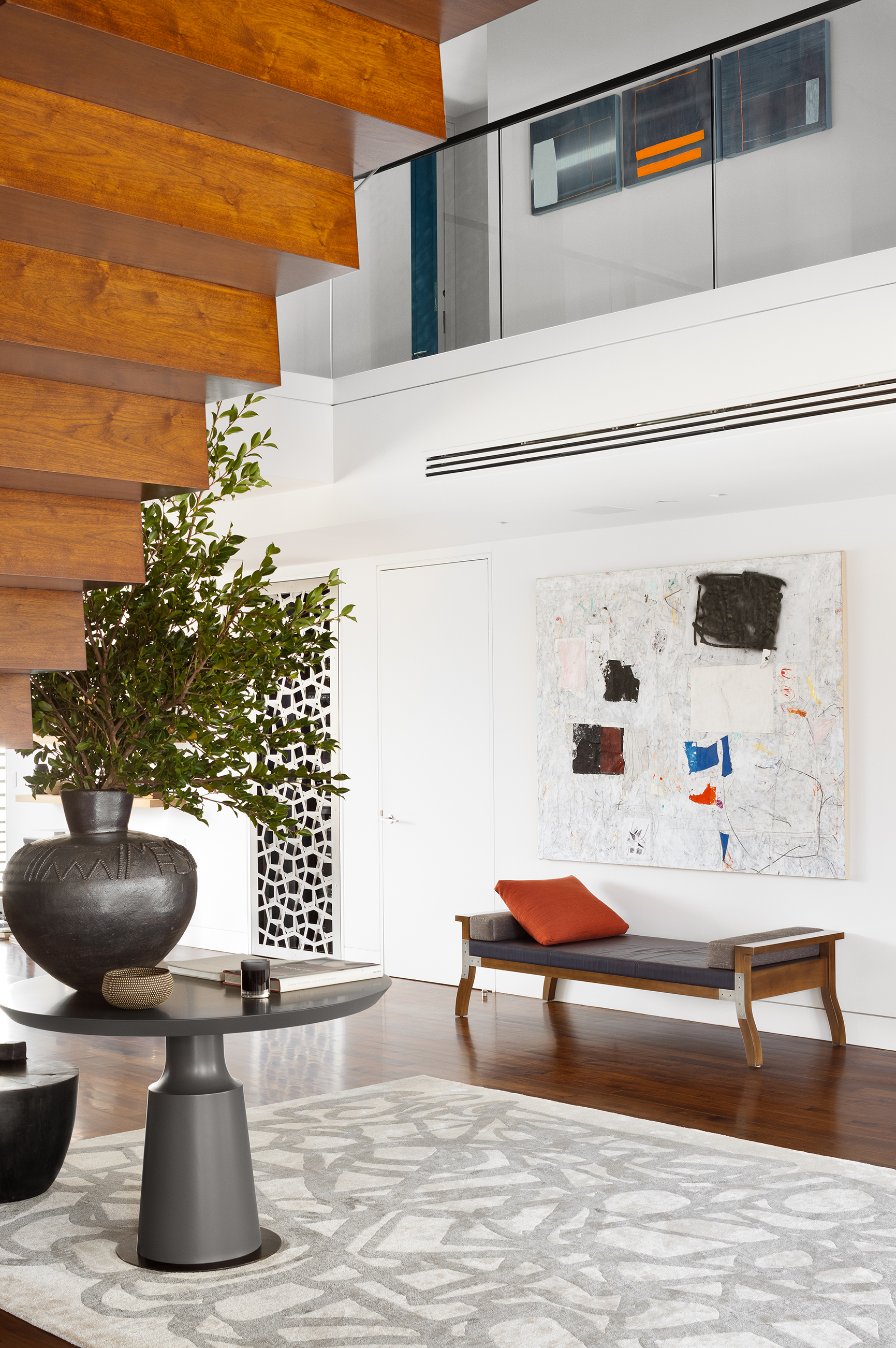 57 Irving Place, Unit PH9/10 Manhattan, NY 10003 - Photo 30 of 33 a bedroom with furniture and a potted plant
