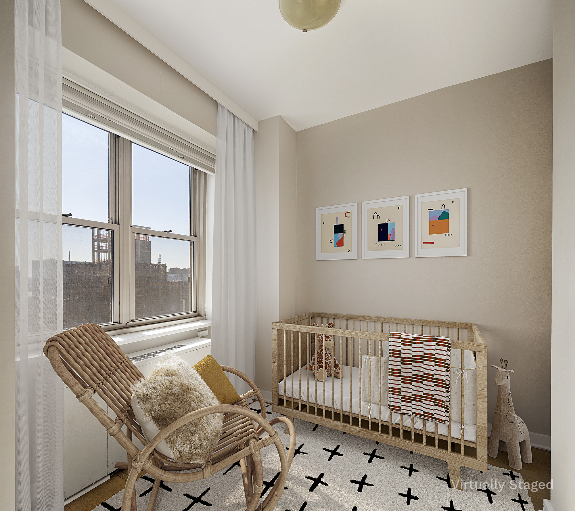 137 East 36th Street, Unit 24C Manhattan, NY 10016 - Photo 5 of 12 a bedroom with furniture and a window