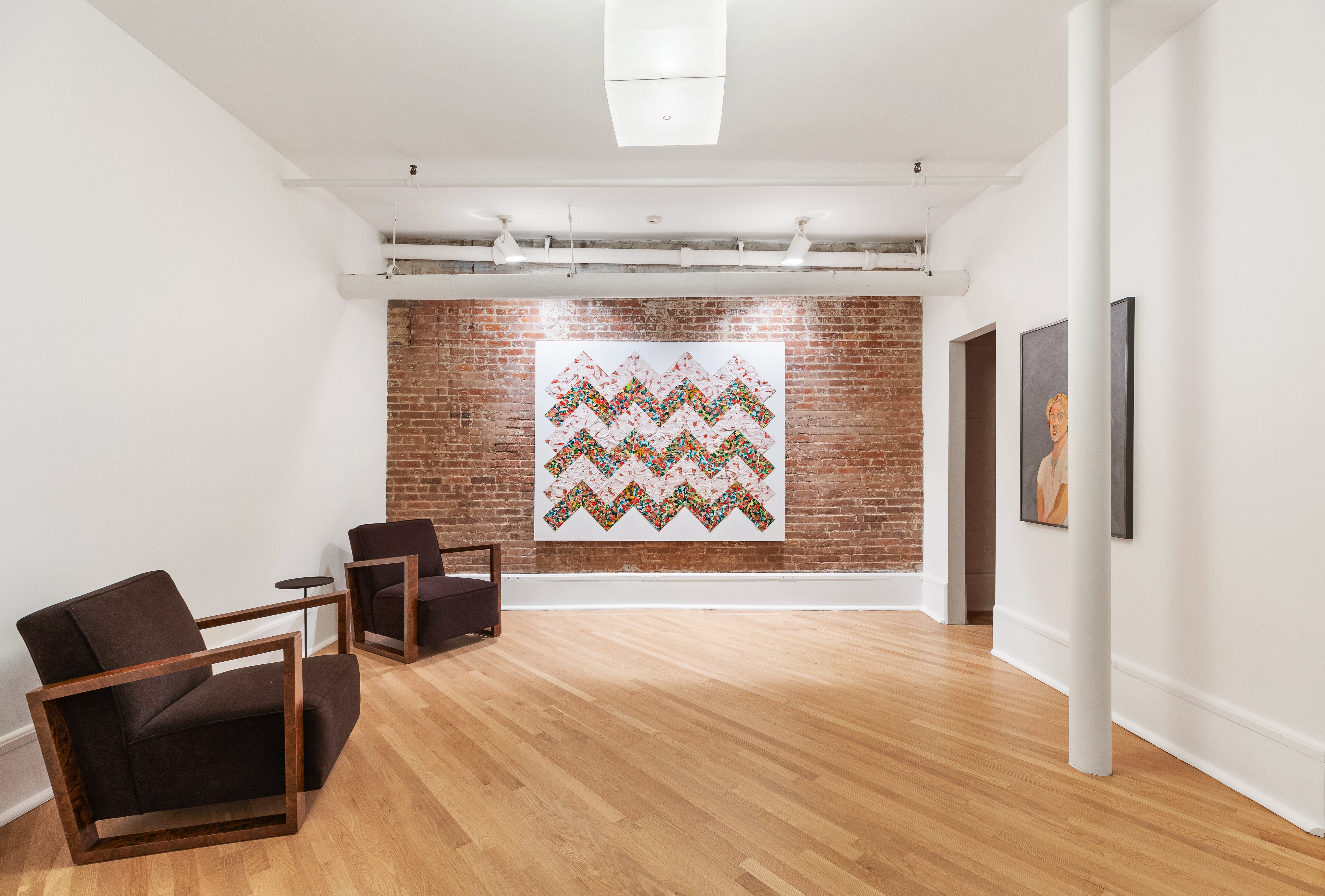 144 Franklin Street, Unit B Manhattan, NY 10013 - Photo 12 of 14 a view of room with furniture and wooden floor