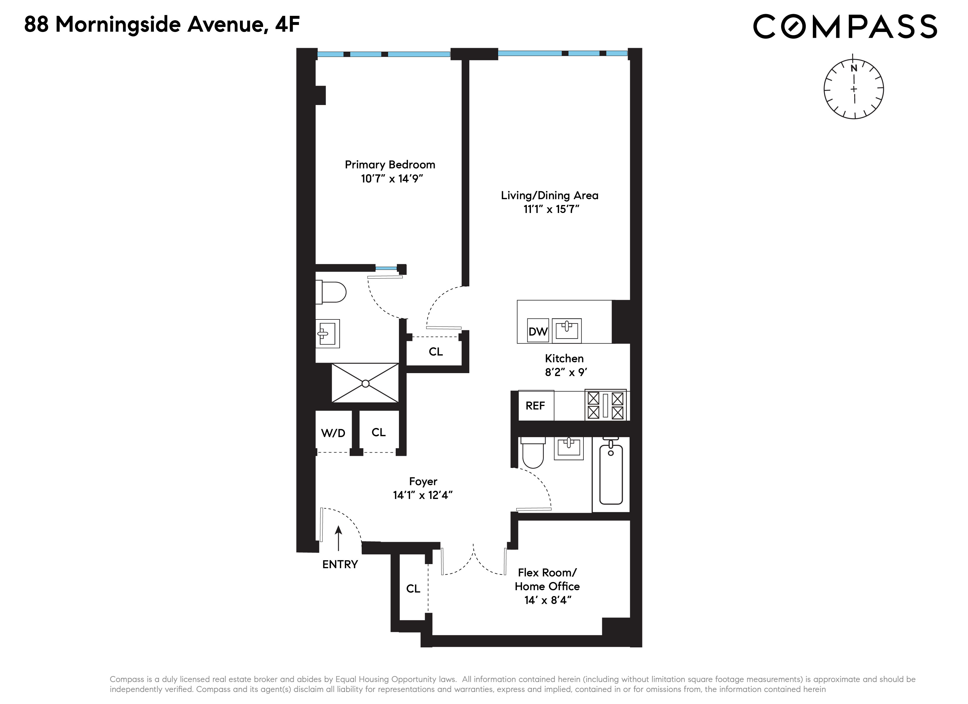 88 Morningside Avenue, Unit 4F Manhattan, NY 10027 - Photo 8 of 8