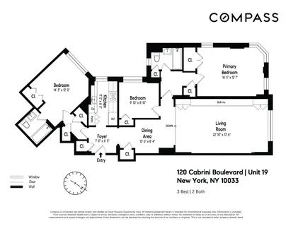 $1,375,000 | 120 Cabrini Boulevard, Unit 19 | Hudson Heights